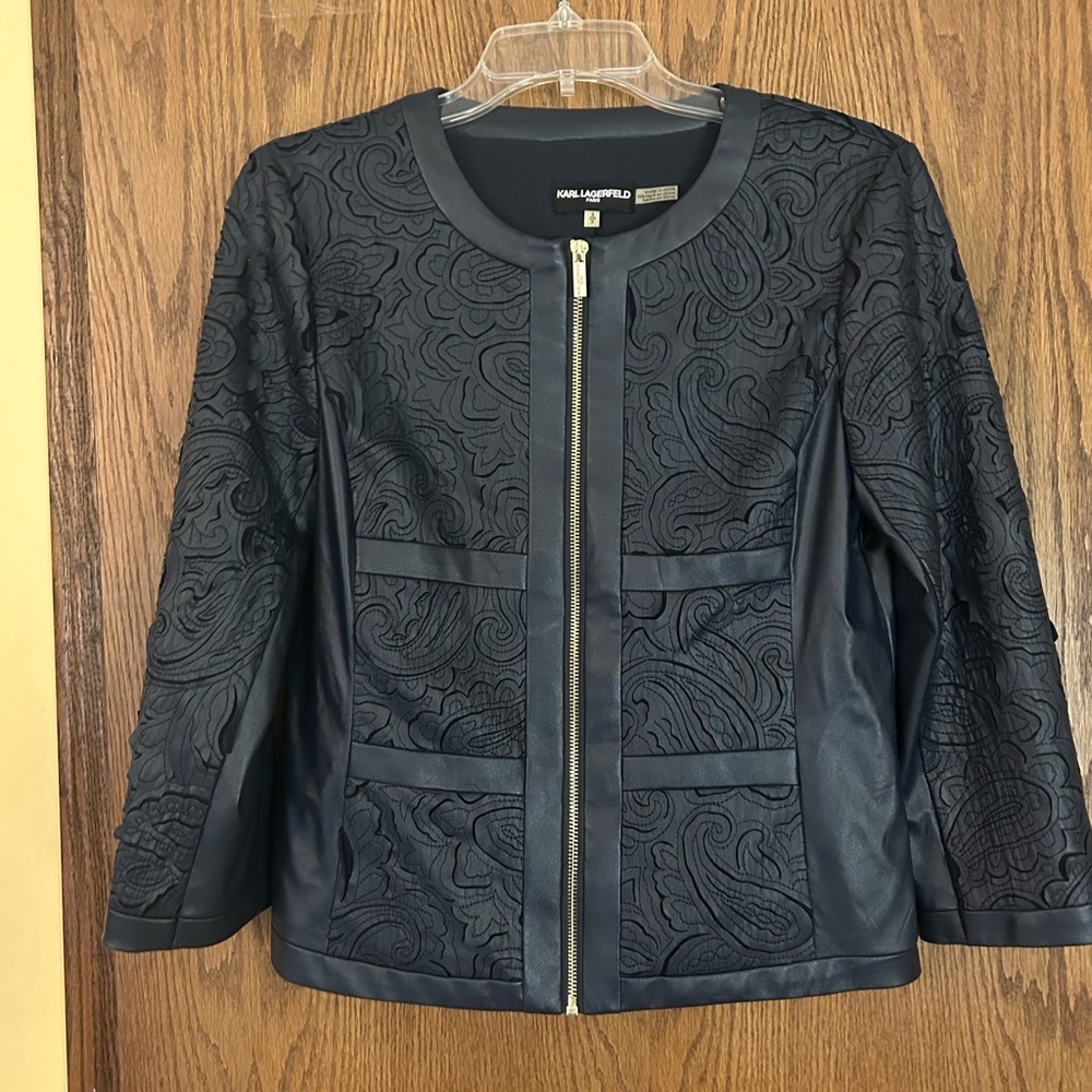 Karl Lagerfeld Navy Blue Jacket